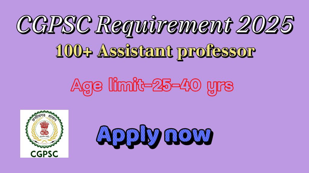 CGPSC Assistant Professor
