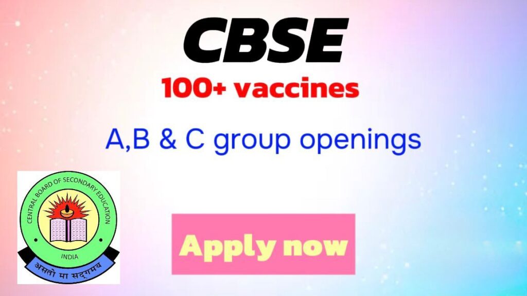 CBSE Group A, B & C