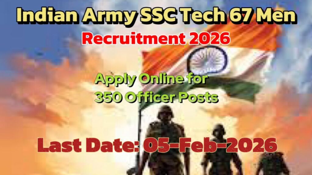 Indian Army SSC Tech Men 
